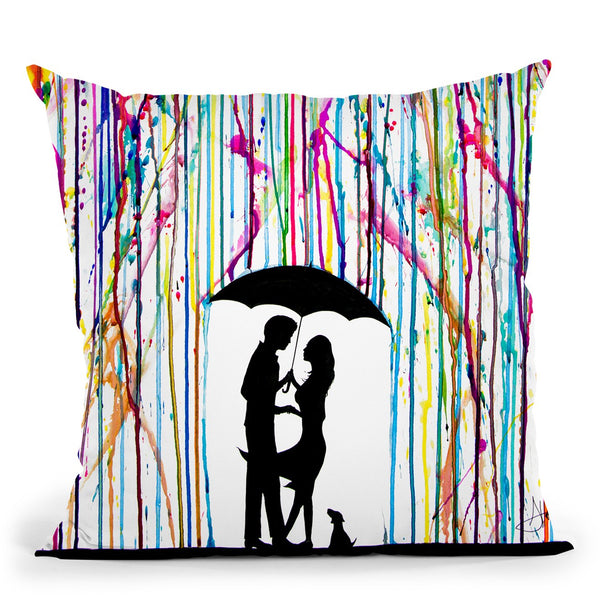 Two Step Throw Pillow By Marc Allante