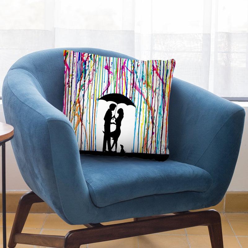 Two Step Throw Pillow By Marc Allante