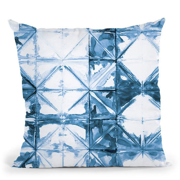 Kanari Vi Indigo Throw Pillow By Melissa Averinos