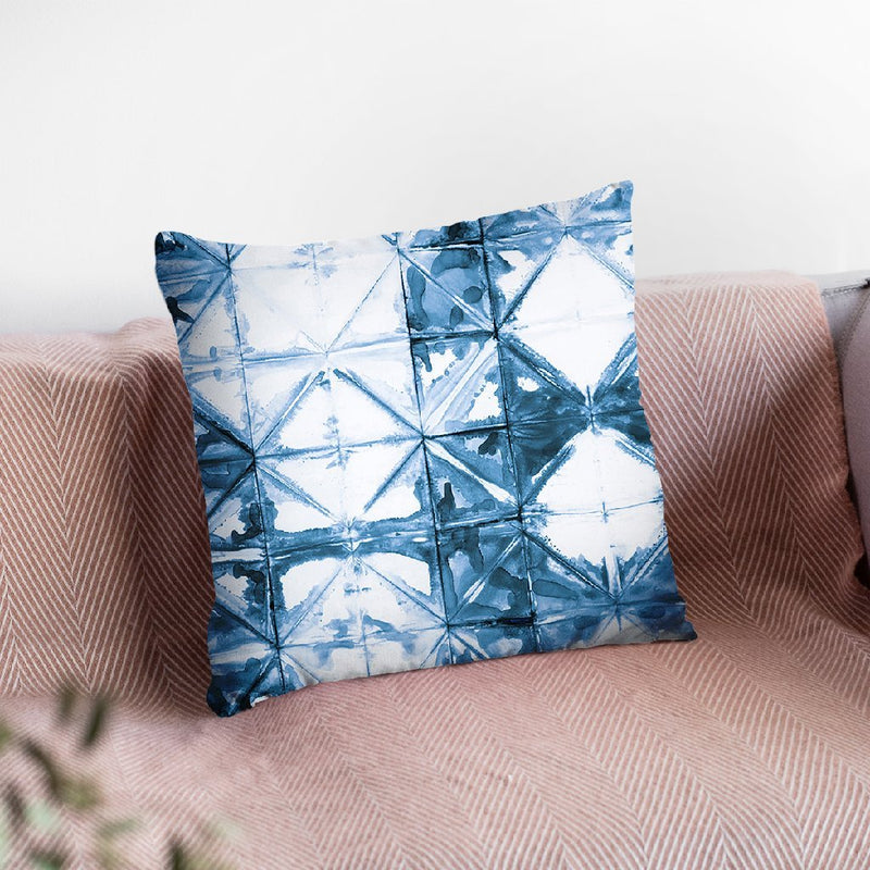 Kanari Vi Indigo Throw Pillow By Melissa Averinos