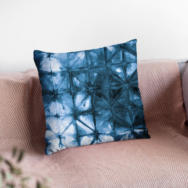 Kanari Iv Indigo Throw Pillow By Melissa Averinos