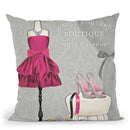 A Dress Fitting Boutique Ii Throw Pillow by Marco Fabiano