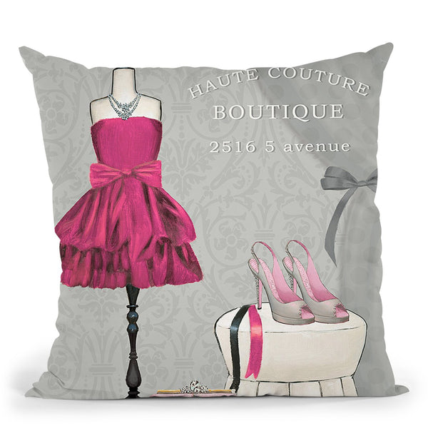 A Dress Fitting Boutique Ii Throw Pillow by Marco Fabiano