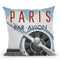 Travel By Air Iii Throw Pillow by Marco Fabiano