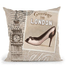 World Fashion I Throw Pillow by Marco Fabiano