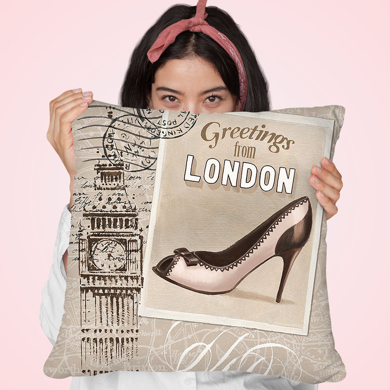 World Fashion I Throw Pillow by Marco Fabiano