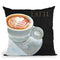 Dark Roast Ii Throw Pillow by Marco Fabiano