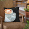 Dark Roast Ii Throw Pillow by Marco Fabiano