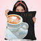 Dark Roast Ii Throw Pillow by Marco Fabiano