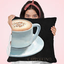 Dark Roast Iv Throw Pillow by Marco Fabiano
