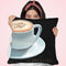 Dark Roast Iv Throw Pillow by Marco Fabiano