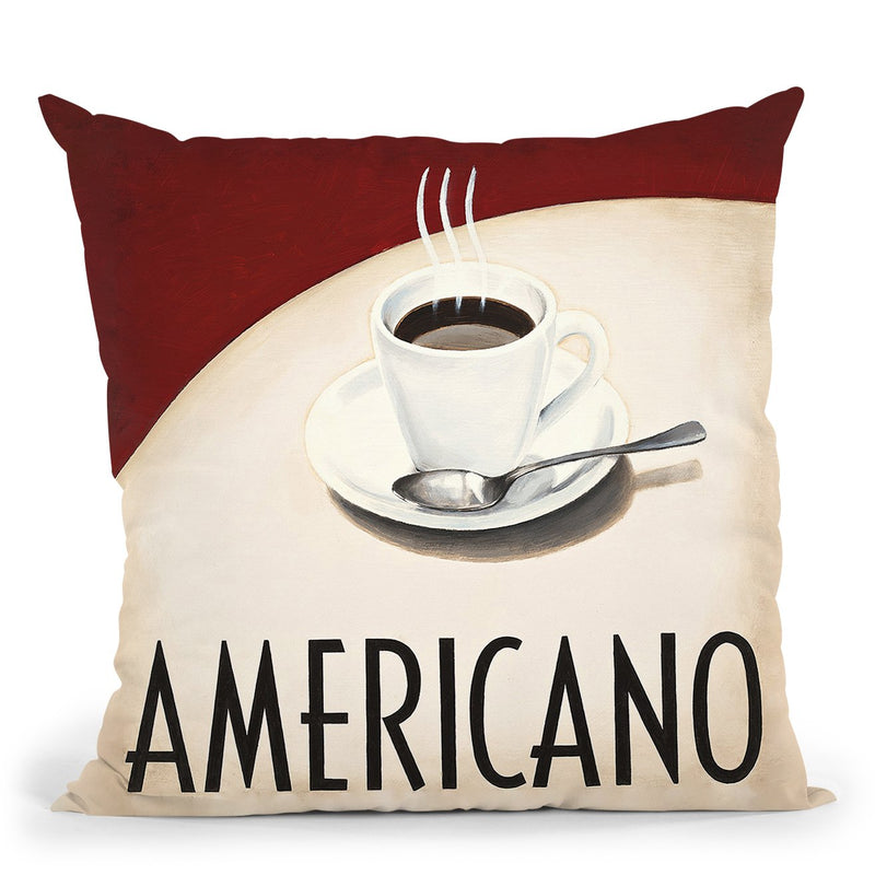 Cafe Moderne Iii Throw Pillow by Marco Fabiano