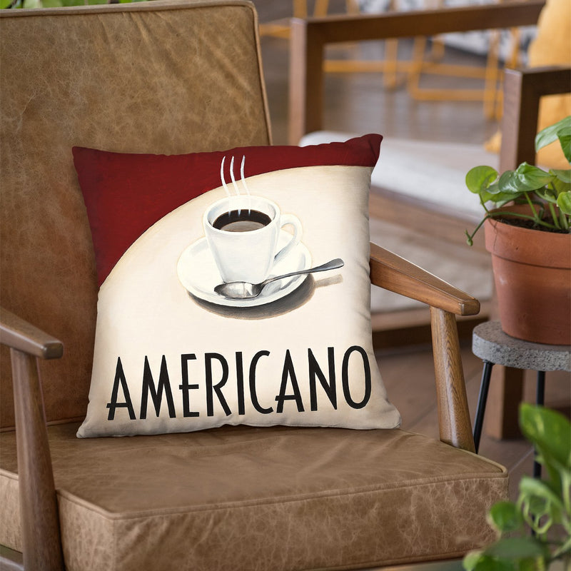 Cafe Moderne Iii Throw Pillow by Marco Fabiano