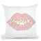 Wake Up And Make Up V Throw Pillow By Marco Fabiano