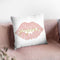 Wake Up And Make Up V Throw Pillow By Marco Fabiano