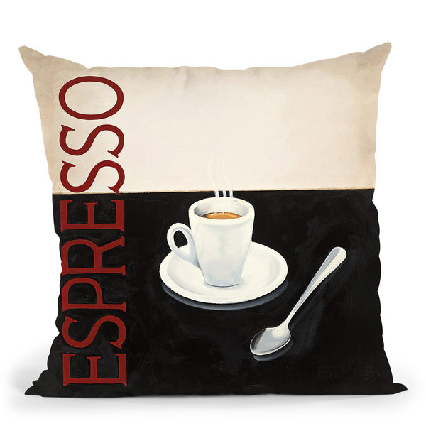 Cafe Moderne Iv Throw Pillow by Marco Fabiano
