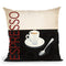 Cafe Moderne Iv Throw Pillow by Marco Fabiano