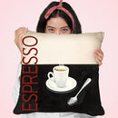 Cafe Moderne Iv Throw Pillow by Marco Fabiano
