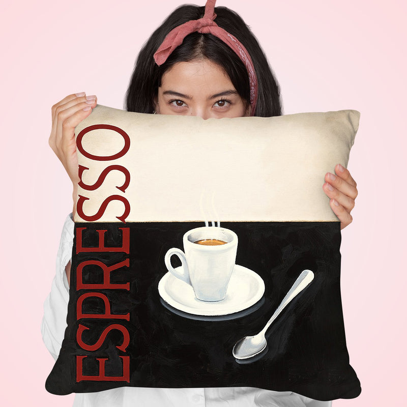 Cafe Moderne Iv Throw Pillow by Marco Fabiano