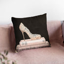 City Style Square I On Black No Words Throw Pillow By Marco Fabiano