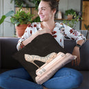 City Style Square I On Black No Words Throw Pillow By Marco Fabiano