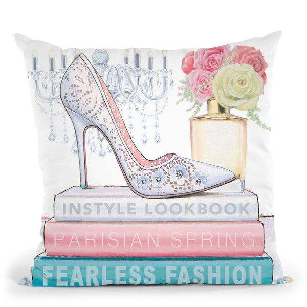 Fearless Fashion Iv Throw Pillow By Marco Fabiano