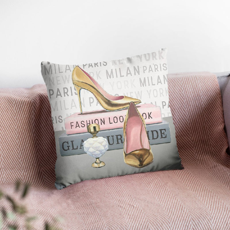 Forever Fashion V Throw Pillow By Marco Fabiano