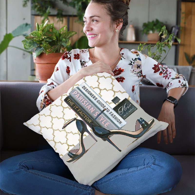 Forever Fashion Vi Throw Pillow By Marco Fabiano