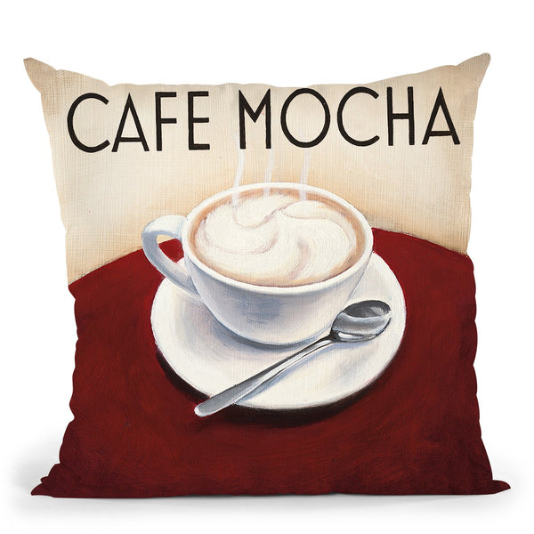 Cafe Moderne V Throw Pillow by Marco Fabiano