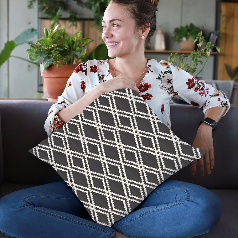 Ny Chic Pattern Va Throw Pillow By Marco Fabiano