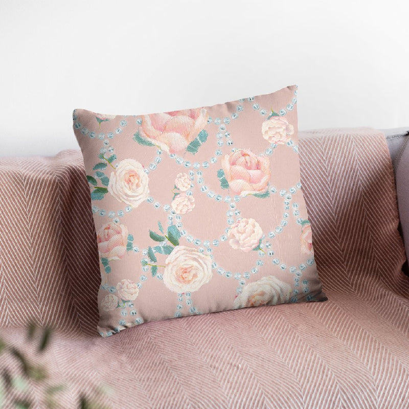Wedding Glamour Pattern Ixa Throw Pillow By Marco Fabiano