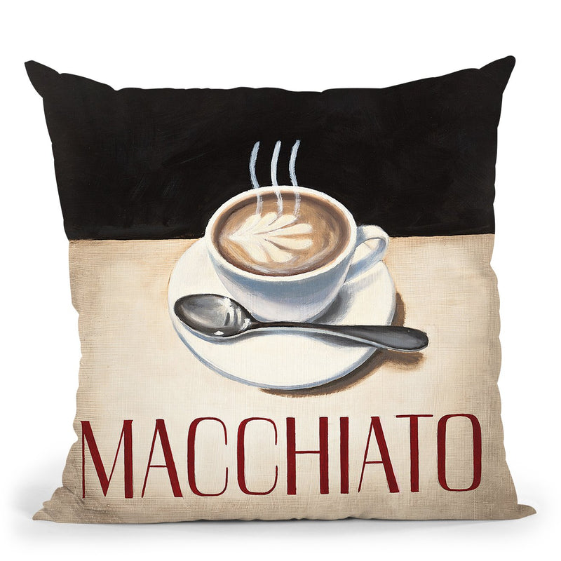 Cafe Moderne Vi Throw Pillow by Marco Fabiano