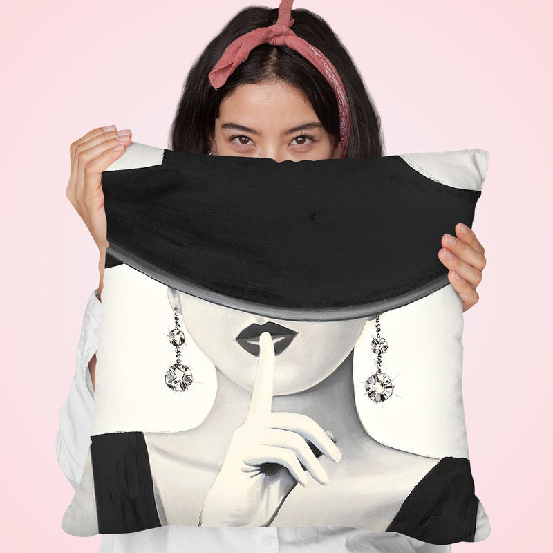 Haute Chapeau I Throw Pillow by Marco Fabiano