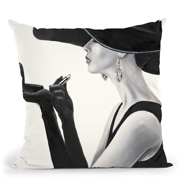 Haute Chapeau Ii Throw Pillow by Marco Fabiano