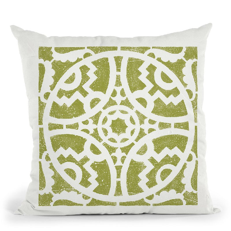 Hacienda Tile Iv Throw Pillow By Moira Hershey