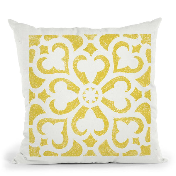 Hacienda Tile Iii Throw Pillow By Moira Hershey