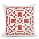 Hacienda Tile I Throw Pillow By Moira Hershey