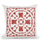 Hacienda Tile I Throw Pillow By Moira Hershey