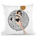 Beach Day Throw Pillow By Maja Tomljanovic