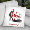 Happy Holidays Throw Pillow By Maja Tomljanovic
