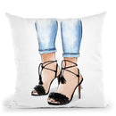 Heels Throw Pillow By Maja Tomljanovic