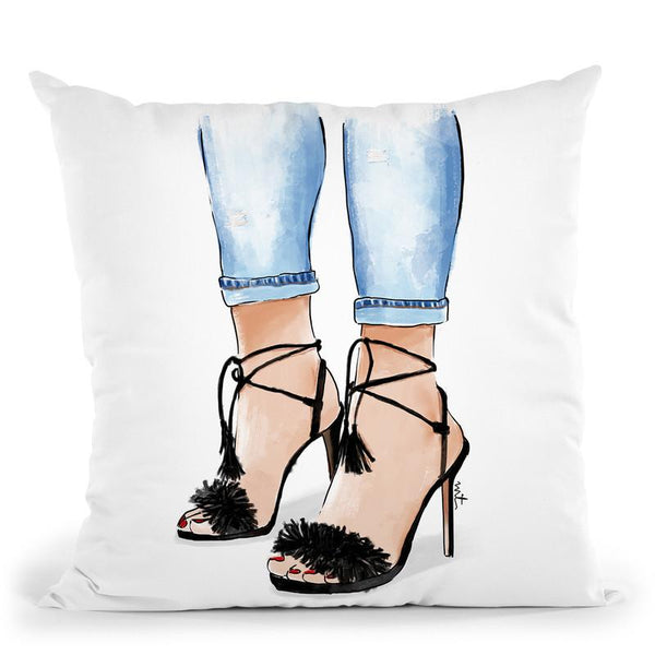 Heels Throw Pillow By Maja Tomljanovic