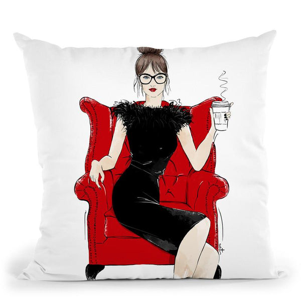 Let'S Talk Throw Pillow By Maja Tomljanovic