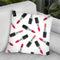 Lipstick Pattern Throw Pillow By Maja Tomljanovic