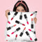 Lipstick Pattern Throw Pillow By Maja Tomljanovic
