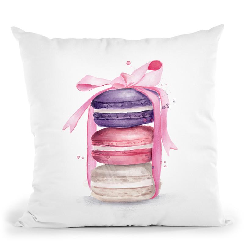 Macarons Throw Pillow By Maja Tomljanovic
