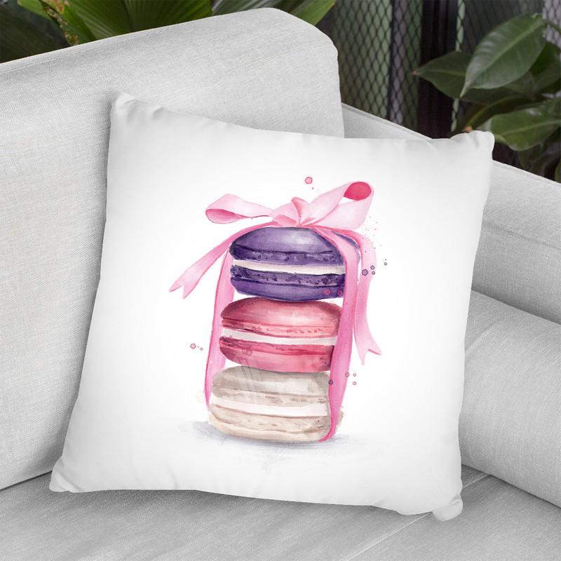 Macarons Throw Pillow By Maja Tomljanovic