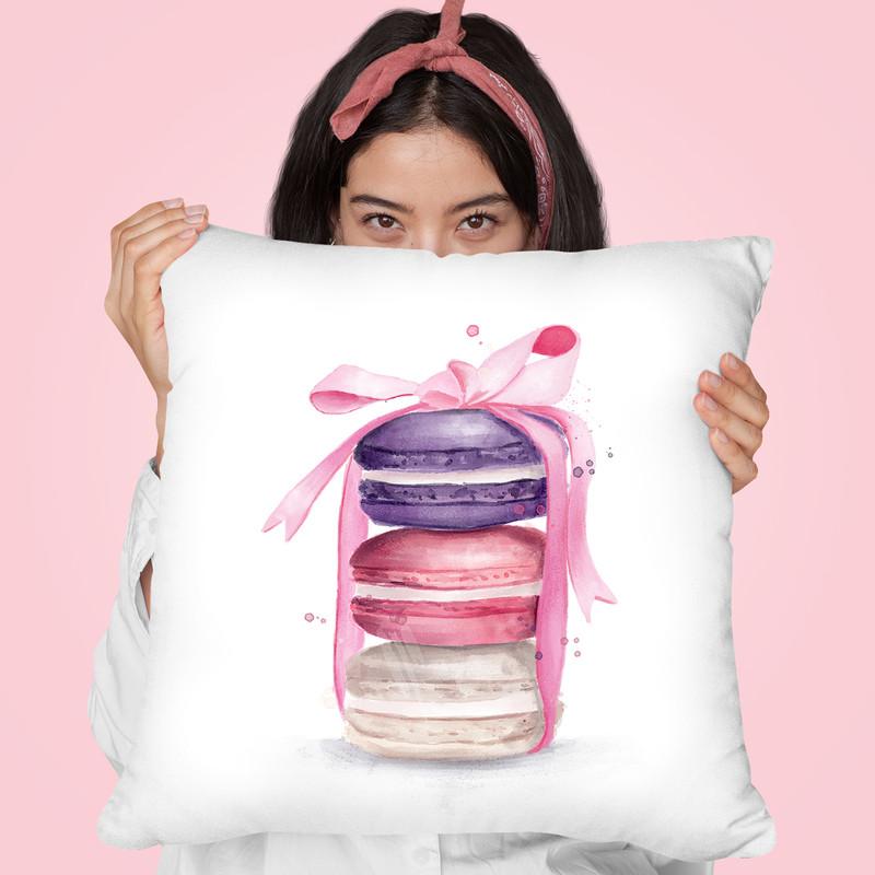 Macarons Throw Pillow By Maja Tomljanovic