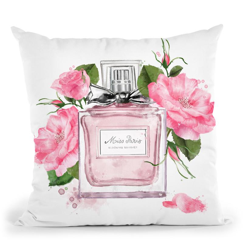 Miss Paris Throw Pillow By Maja Tomljanovic
