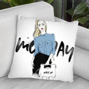 Moday Wake Up Throw Pillow By Maja Tomljanovic